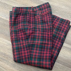 J CREW Cafe Capri Red
Tartan Wool size 8